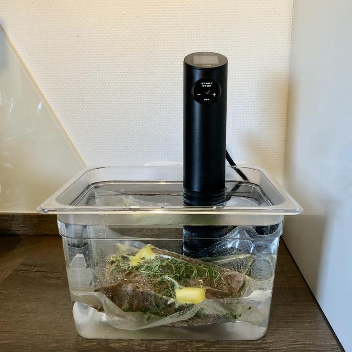 Produktbild TFA Dostmann Sousmatic Edition Sous-Vide Garer 14.1551.01, Sous-Vide Stick rot