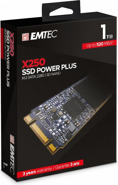Produktbild Emtec X250 (1000 GB, M.2 2280)