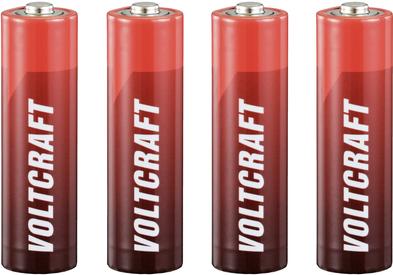 Produktbild Voltcraft LR06 Mignon (AA)-Batterie Alkali-Mangan 3000 mAh 1.5 V 4 St. (4 Stk., AA, 3000 mAh)