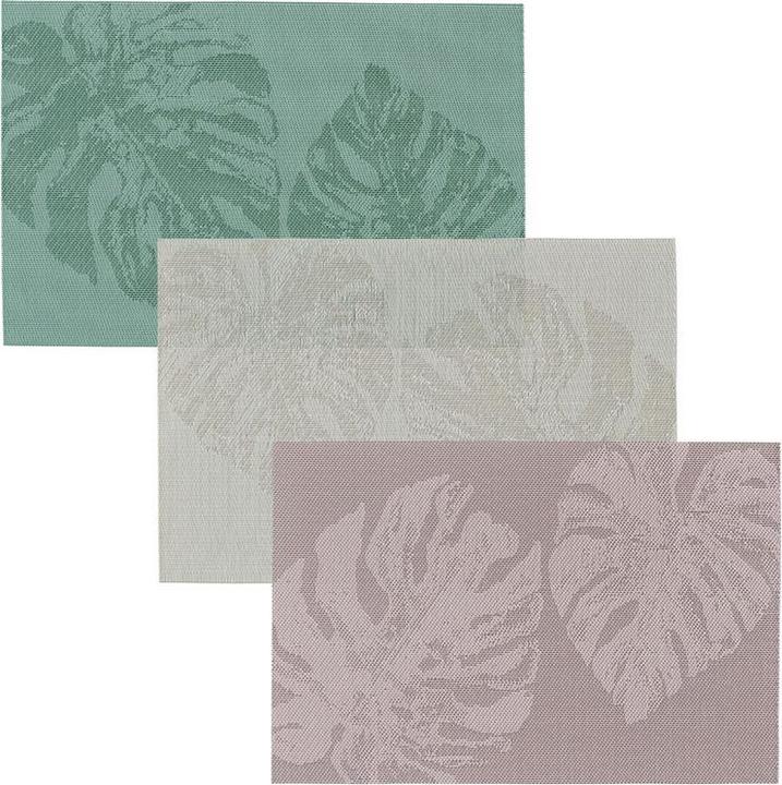 Image du produit Zeller Present set de table "Monstera Blatt", plastique, vert (1 pcs, 45 x 30 cm)