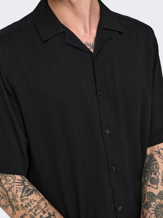Immagine prodotto Only & Sons Camicia a maniche corte a tinta unita (S)
