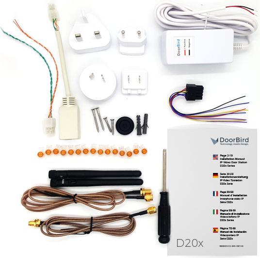 Image du produit Doorbird D20x Ersatzmontagekit