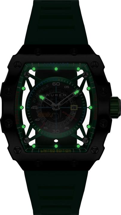 Produktbild Nubeo NB-6080-03 Herrenuhr Huygens Automatik Limited 43mm 5ATM