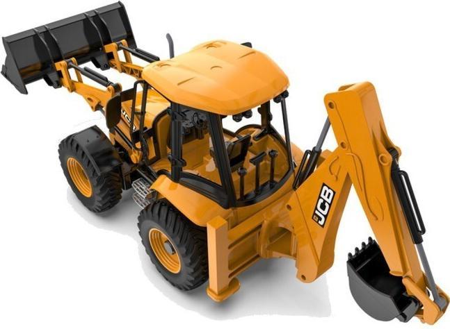Actual product image ATA DOUBLEEAGLE 1:20 Steered Backhoe Loader JCB, E589-003