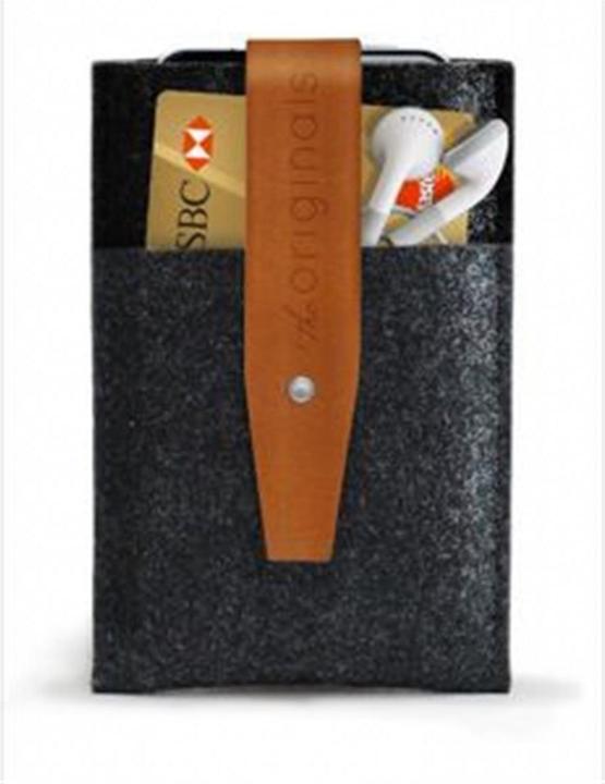 Immagine prodotto Mujjo Portafoglio per iPhone 3G/3GS/4/4S grigio scuro/marrone (Apple iPhone 4, Apple iPhone 3GS, Apple iPhone 4s, Apple iPhone 3G)