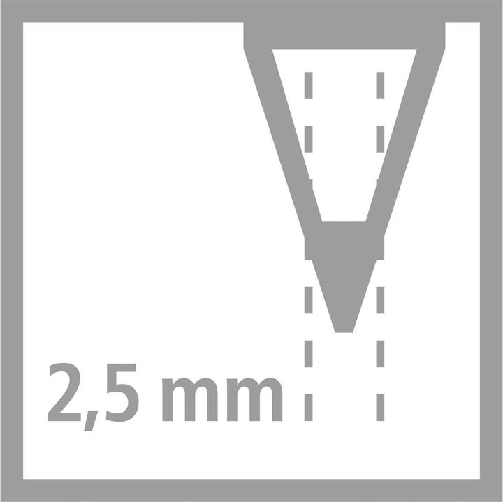 Produktbild STABILO Original Potlood - Ultramarijn Middel (87/430) (Blau, 1 x)