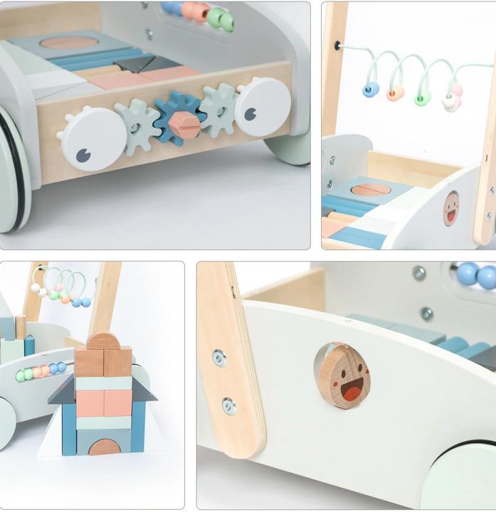 Image du produit UMU Chariot d'apprentissage en bois 5 en 1
