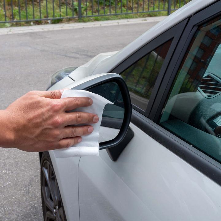 Actual product image Dunlop Car wet wipes glass cleaner