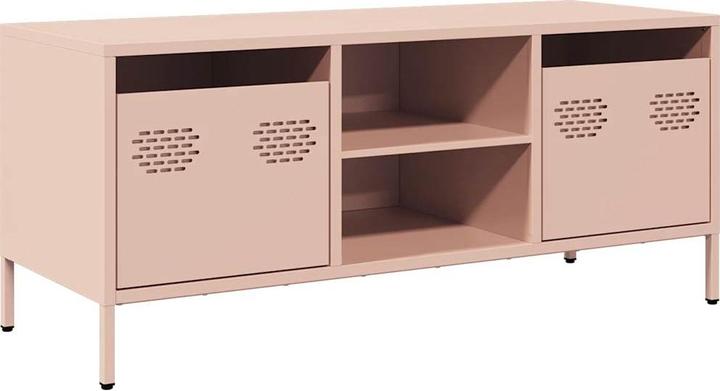 Immagine prodotto VidaXL Mobile TV Tavolo TV Mobile TV Lavagna TV Mobili TV Acciaio Rosa