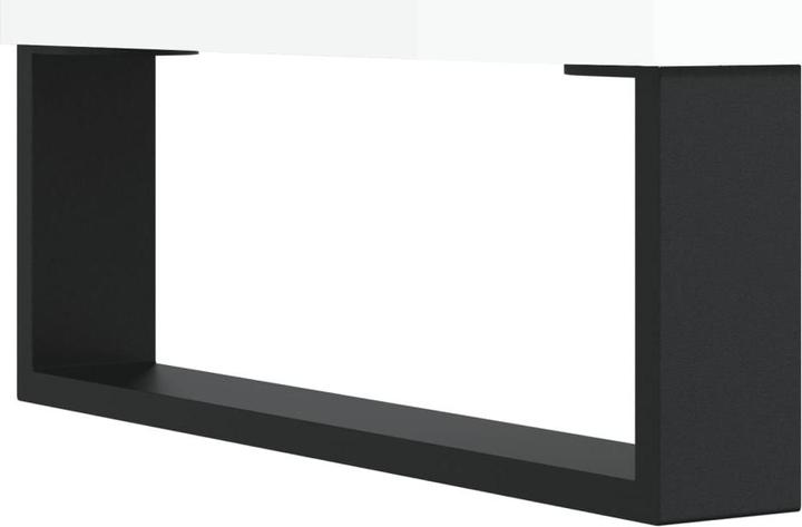 Produktbild VidaXL Plattenschrank Hochglanz-Weiss 84,5x38x89 cm