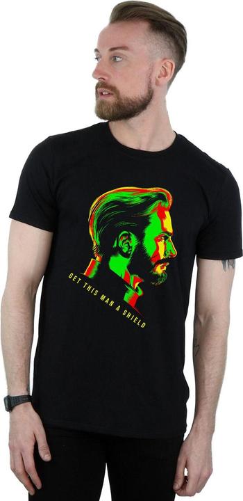Produktbild Avengers Infinity War Get This Man A Shield TShirt (XL)
