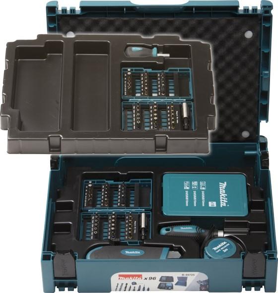 Produktbild Makita 96-teiliges Bohrer- und Bit-Set im Makpac-Koffer