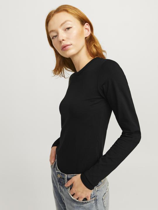 Produktbild JJXX Jxceline Gigi Str Ls Solid Tee Jrs Noos (S)