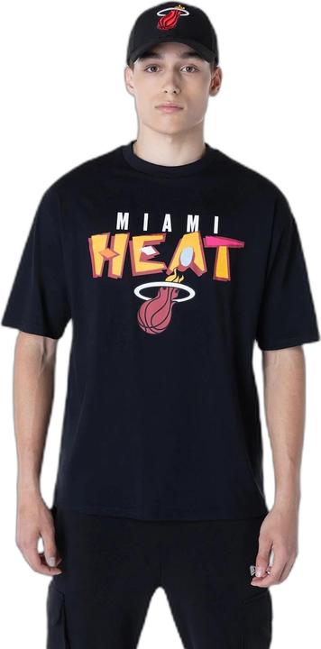 New Era Oversized T-Shirt Miami Heat Graphic