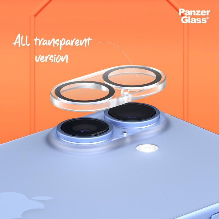 Productafbeelding PanzerGlass PicturePerfect Kameraschutz (1 Stuk, Apple iPhone 16)