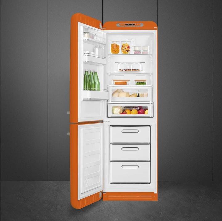 Produktbild Smeg FAB32LOR5 50's Style, 2-türig, 60 cm, Links, No Frost, orange (331 l)