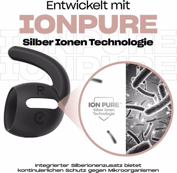Immagine prodotto Keybudz EarBuddyz per AirPods Pro Nero (AirPods Pro)