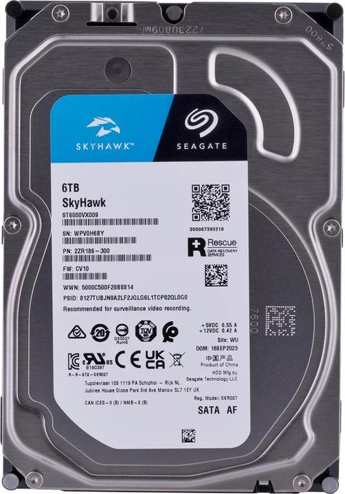 Actual product image Seagate SkyHawk (6 TB, 3.5", CMR)