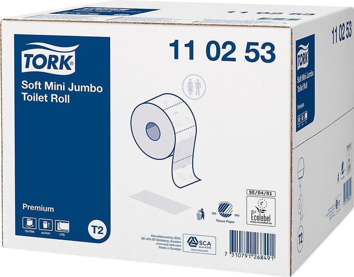 Immagine prodotto Tork Carta igienica Premium Mini Jumbo Roll (1 x)