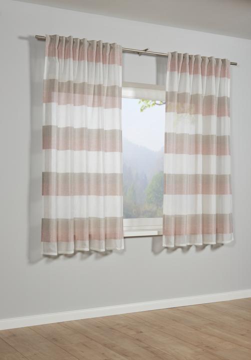 Actual product image Gardinia Scarf with curtain tape, Etamine (140 x 175 cm)