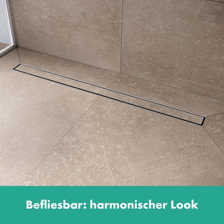 Actual product image hansgrohe HG RainDrain Compact complete shower channel set 1200mm (1200 mm)