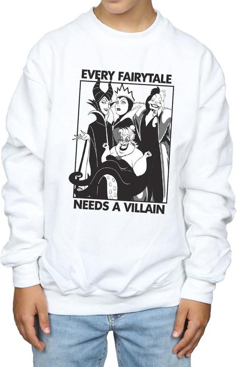 Produktbild Disney Every Fairy Tale Needs A Villain Sweatshirt Jungen (152, 158)