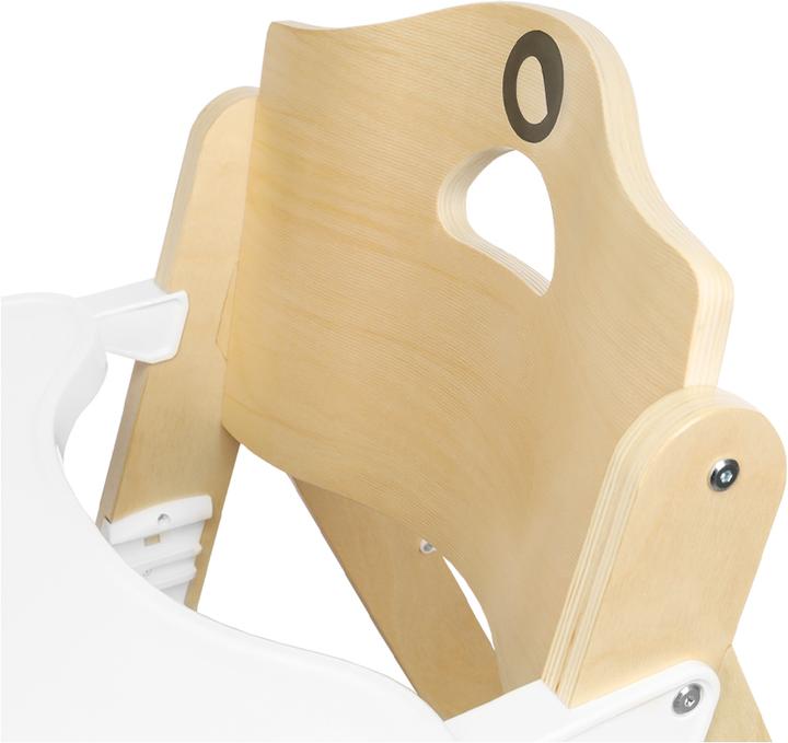 Actual product image Lionelo Chair Floris 3in1 White Natural (High chair booster seat)