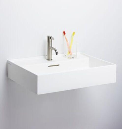 Image du produit Laufen Kartell lavabo à encastrer, 1 trou pour robinet, avec trop-plein, 500x460mm, H810332 (360 mm, 500 mm)