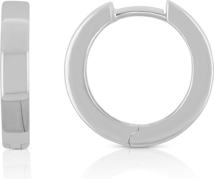 Actual product image Muau Creoles (750/18K white gold)