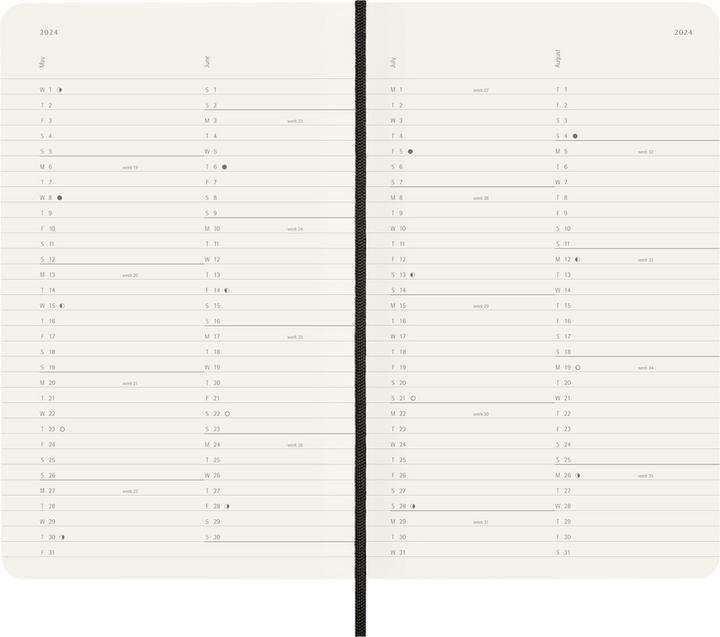 Produktbild Moleskine Notizkalender (A5, Englisch)