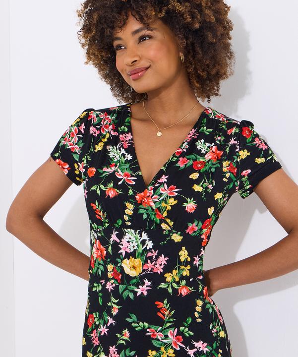 Immagine prodotto Joe Browns Dark Floral Jersey Wrap Dress (40)