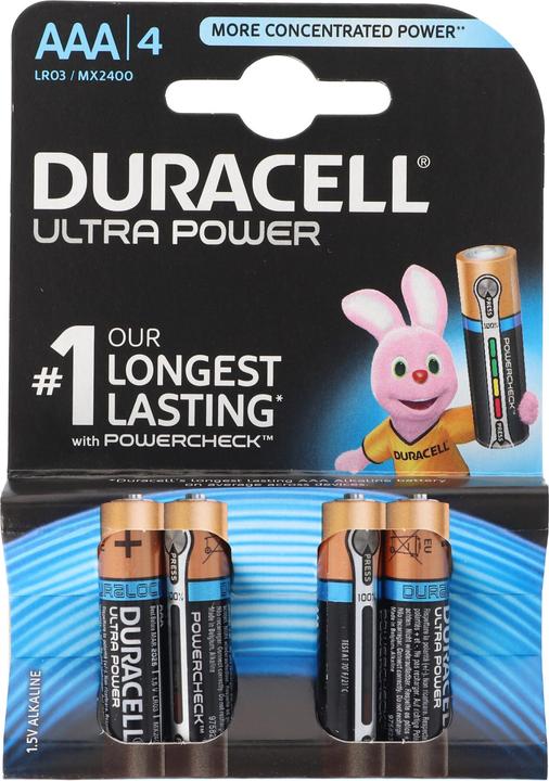 Actual product image Duracell Ultra (4 pcs., AAA, 1100 mAh)