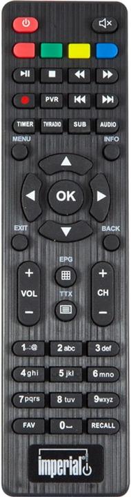 Telestar Remote control for IMPERIAL T2 IR and IMPERIAL T2 IR Plus (Universal remote control, Infrared)
