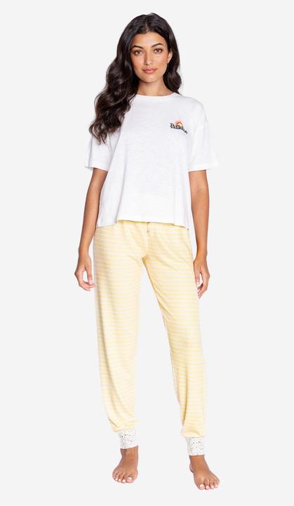 Pj Salvage Pyjama Oberteil offwhite