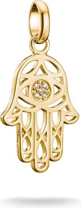 Thomas Sabo Charm-Anhänger Hamsa Connect vergoldet (Silber 925)
