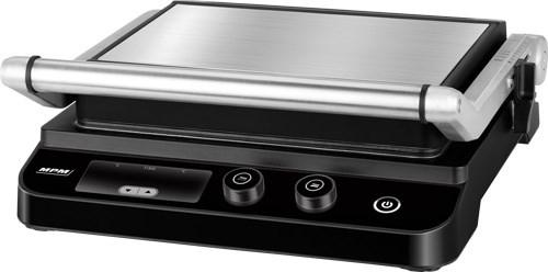 Immagine prodotto MPM MGR-11M Elettrico, Grill a contatto, Altezza regolabile, Apertura a 180°, Piastre grill