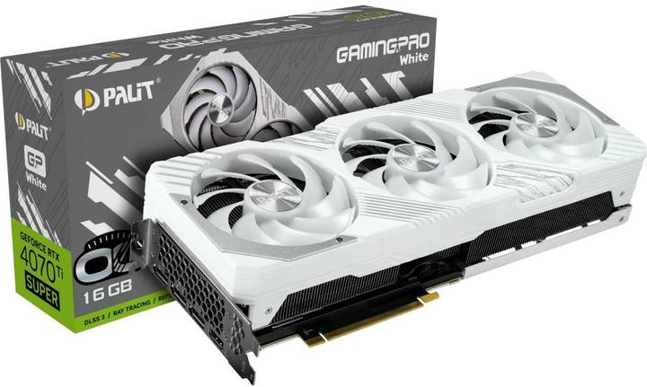 Produktbild Palit GeForce RTX 4070 Ti SUPER GamingPro OC White (16 GB)