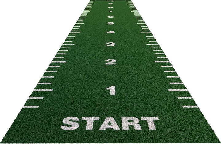 Actual product image Sport-Thieme Artificial turf running track Essential