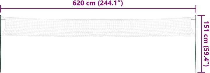 Immagine prodotto VidaXL Set da badminton con 4 racchette e rete