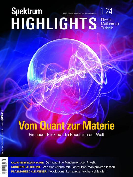 Image du produit Spektrum Highlights 1/2024 - Du quantum à la matière