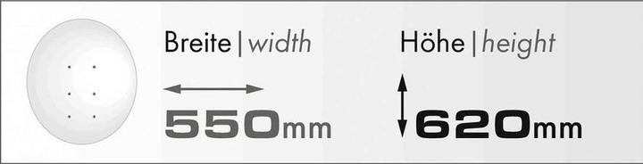 Produktbild Schwaiger SAT Anlage 60 cm Twin-LNB (Parabolantenne, DVB-S / -S2)