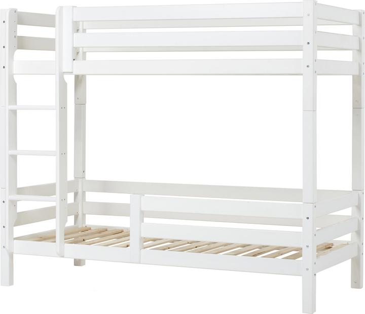 Hoppekids ECO Luxury Lit superposé avec protection contre les chutes et échelle droite (90 x 200 cm)
