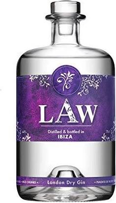 Immagine prodotto LAW Gin De Ibiza Premium Dry Gin (12 x 20 cl)