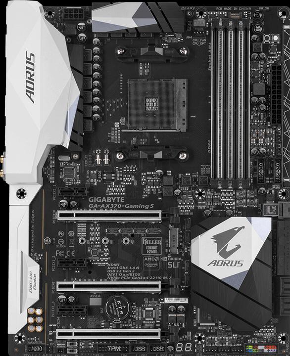 Image du produit Gigabyte AORUS GA-AX370-Gaming 5 (AM4, AMD X370, ATX)