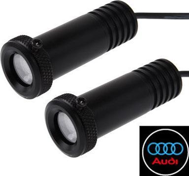 Immagine prodotto Hermex LESER AUDI LOGO Asfalt PROJECTOR BEAMER LED SMD Door Light Tuning Car Deco