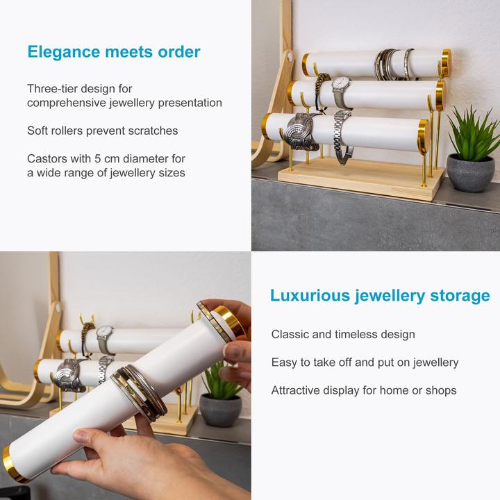 Actual product image Intirilife Bracelet holder with 3 shelves