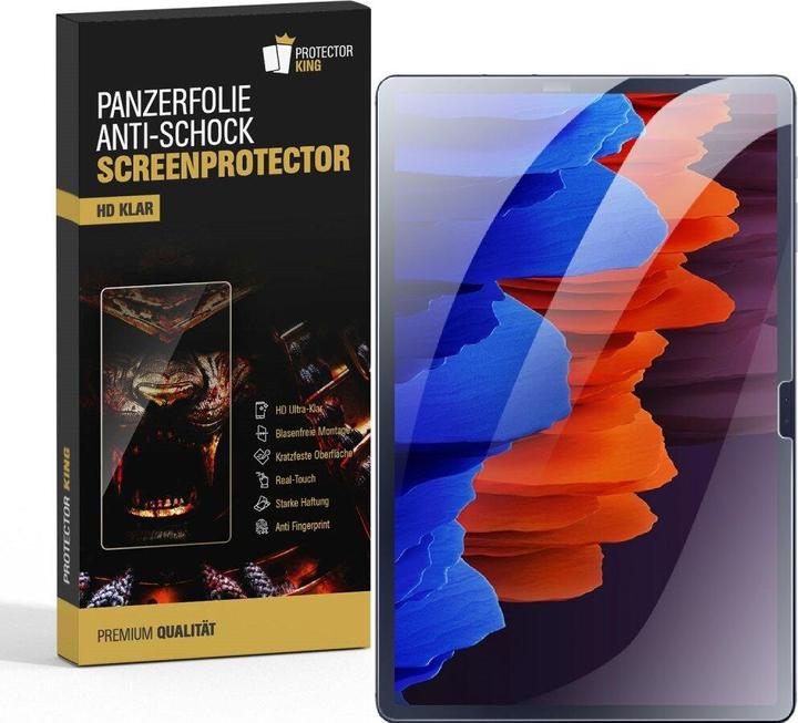 Actual product image Protectorking 3x Panzerfolie Anti-Shock HD Klar (3 Piece, Galaxy Tab S9 FE)