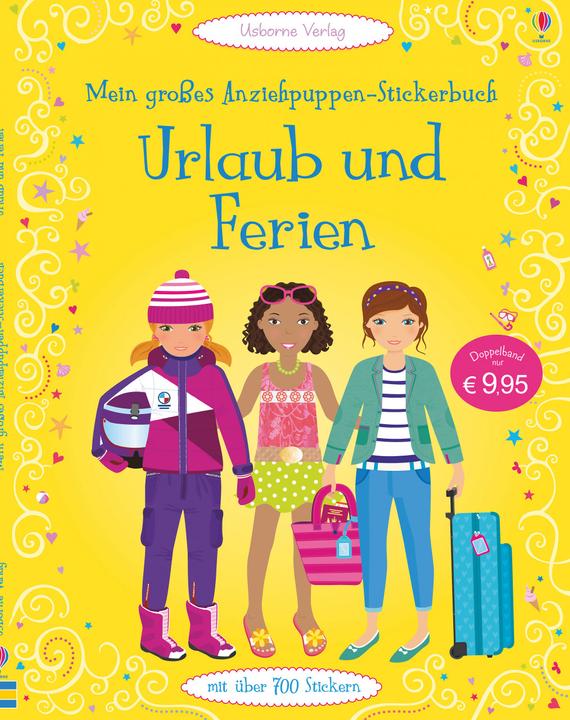 Actual product image My big dress-up doll sticker book: holidays and vacations