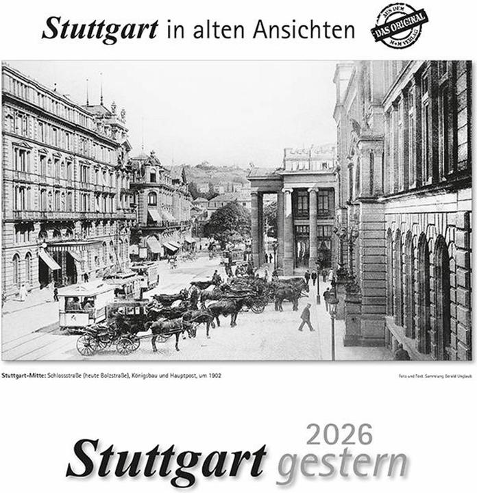 Image du produit Stuttgart gestern 2026 (29 x 32 cm, Couverture rigide, Allemand)
