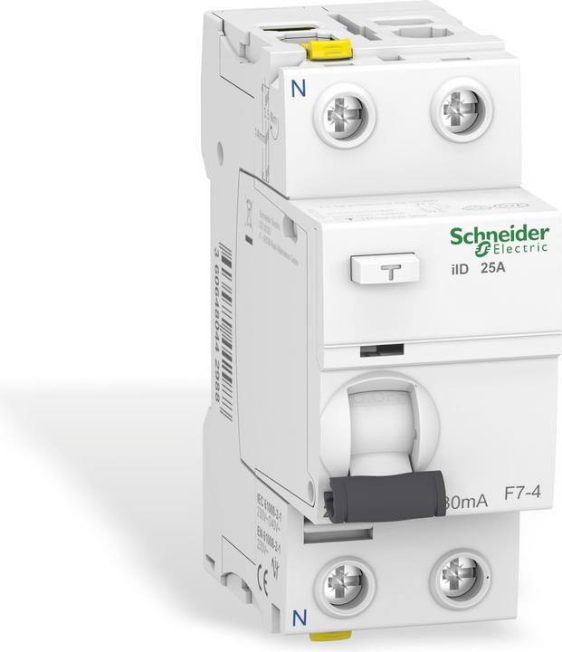 Productafbeelding Schneider Electric Acti9 iID aardlekschakelaar 2Polig 25A 30ma Type A
